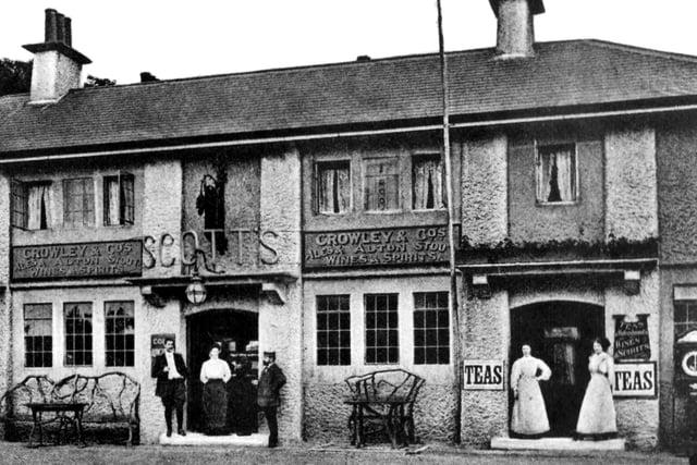The now demolished, The Good Intent at Horndean. 
The Good Intent pub and tea rooms at Horndean. It was demolished after 185 years of service.