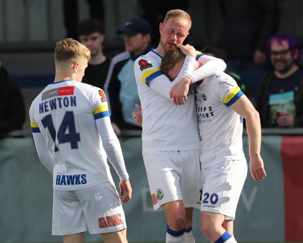 Hawks travel to Bath City and host Eastbourne Borough over a key Easter weekend double-header Picture: Dave Haines