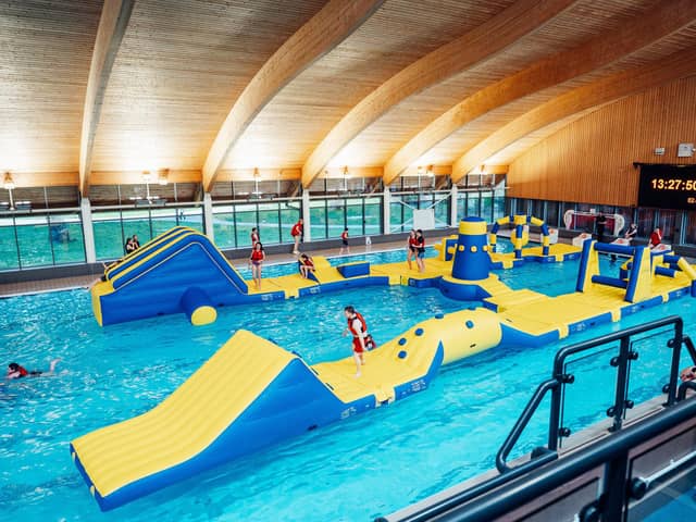 Mountbatten Leisure Centre has officially opened their inflatable aqua course - AquaDash!
Picture Credit: James Bridle www.JamesBridlePhoto.co.uk