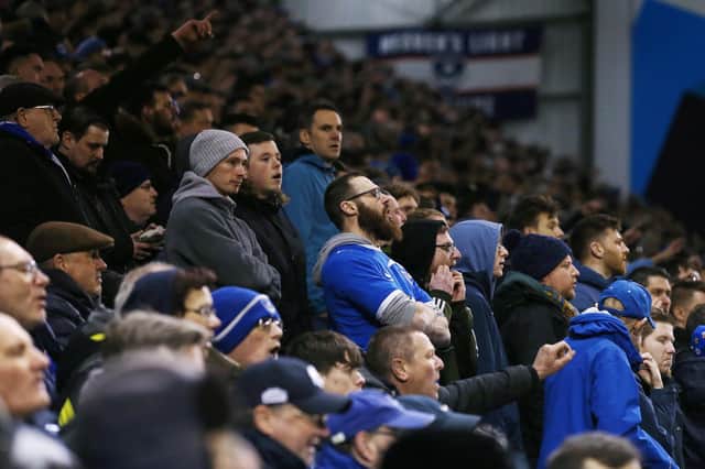 Pompey supporters packed out Fratton Park for their FA Cup game against Arsenal back in March - their second last home game before the season was curtailed