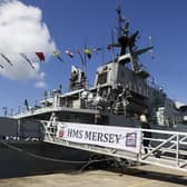 HMS Mersey will be undergoing a major revamp following a busy 2023. Picture: LPhot Kevin Walton