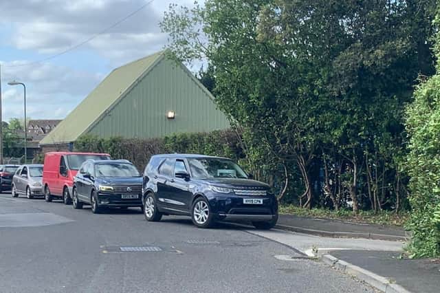 Cars queue to get into the Bishop's Waltham Household Waste Recycling Centre when it reopened on May 11 Picture: Sarah Standing