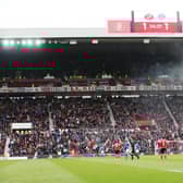 A smoke bomb was thrown by a Pompey supporter into the Sunderland fans during the Blues' visit to the Stadium of Light in April 2019.