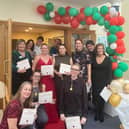 Staff at Bedhampton Court Care Home celebrate after being nominated by residents for their dedication and compassionate care.
