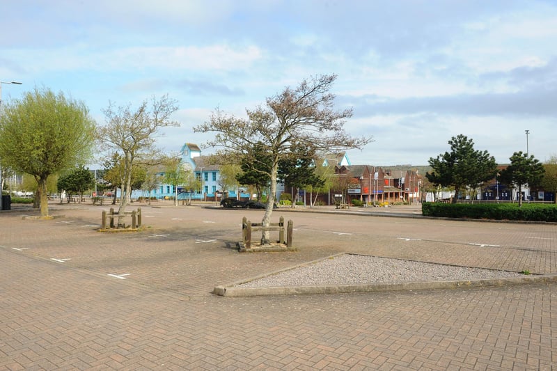 A quiet Port Solent on Easter Monday, April 13, 2020 (130420-7785)