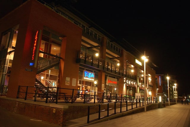 This part of Gunwharf Quays looks totally different now than how it did in 2006.