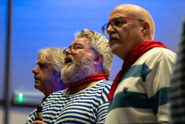 The Selsey Shantymen performing