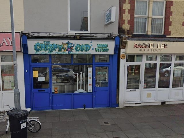 The Crispy Cod, Southsea, has been named one of the best fish and chip spots, according to AI.