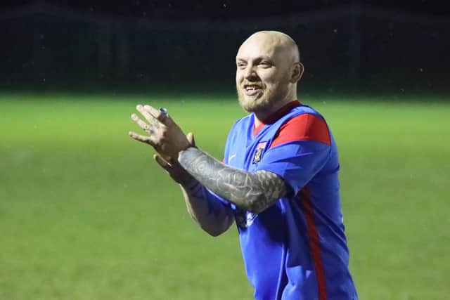Ash Tattersall has moved above Lee Webber in the list of Fareham Town appearances. Picture by Ken Walker