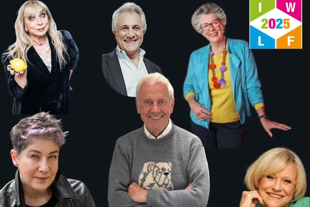Some of the star authors at the 2025 Isle of Wight Literary Festival
