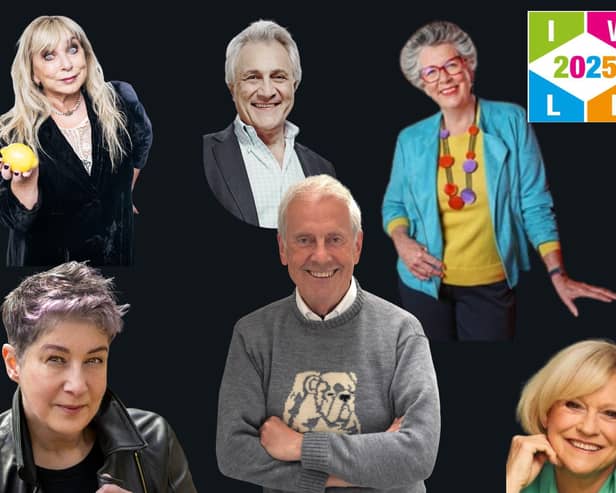 Some of the star authors at the 2025 Isle of Wight Literary Festival