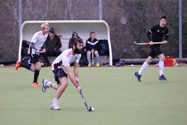 Portsmouth 2nds (white) v Fareham 4ths. Picture: Katherine Duffy.