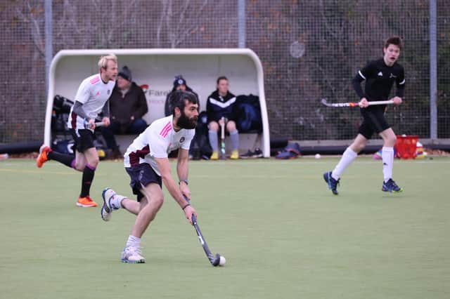 Portsmouth 2nds (white) v Fareham 4ths. Picture: Katherine Duffy.