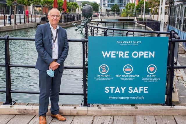 Colin Wilding, centre director at Gunwharf Quays. Picture: Habibur Rahman