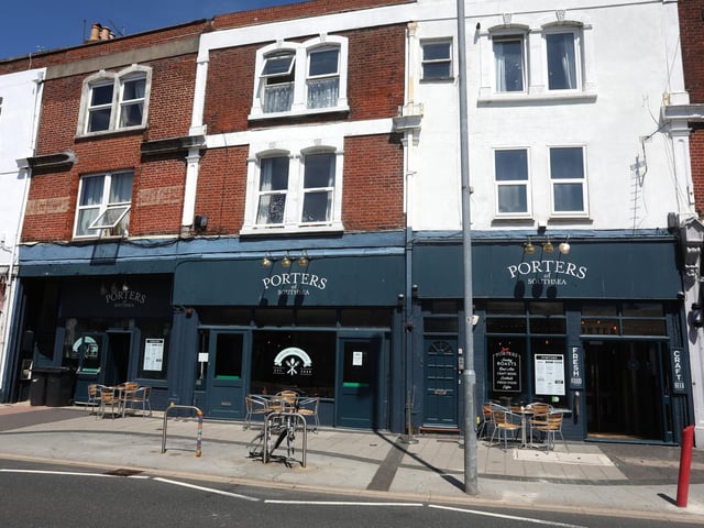 Porters in Albert Road is rated 4.3 on Google based on 462 reviews.Picture: Sam Stephenson