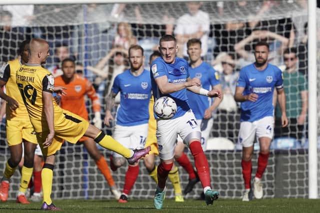 Pompey legend Guy Whittingham has explained the current crop of Blue stars are still playing under the weight of expectation, despite their season being all-but over.   Picture: Jason Brown