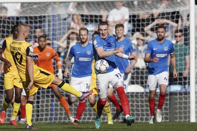 Pompey legend Guy Whittingham has explained the current crop of Blue stars are still playing under the weight of expectation, despite their season being all-but over.   Picture: Jason Brown