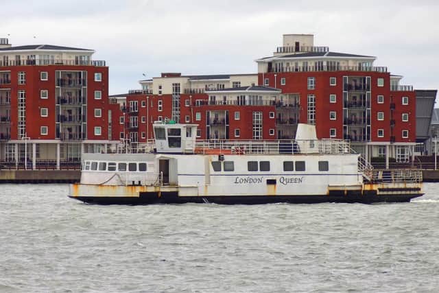 The former Gosport Ferry Portsmouth Queen back today  Picture: Tony Weaver
