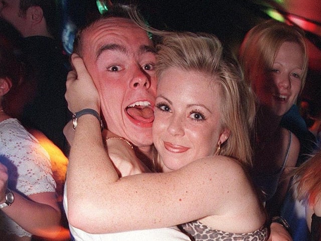 Revellers at the Millennium Club in Gosport in 1999