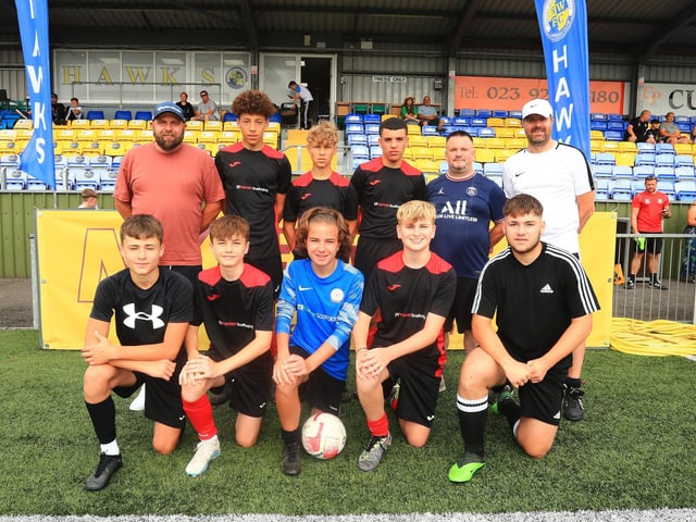 Horndean U14s at the Havant and Waterlooville Summer Tournament. Picture: Dave Haines