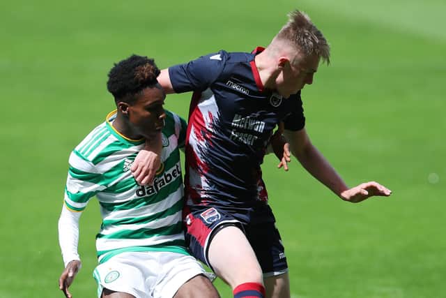 Ross County's Josh Reid in pre-season action against Celtic. Picture: Ian MacNicol/Getty Images
