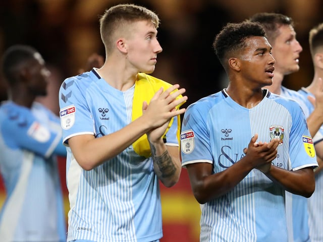 A product of Coventry's academy, the 20-year-old midfielder has moved to Gillingham on a season-long loan. Picture: Linnea Rheborg/Getty Images