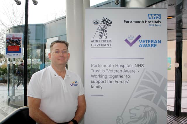 Keith Malcolm, Armed Forces Covenant Lead Nurse at Queen Alexandra Hospital in Portsmouth
