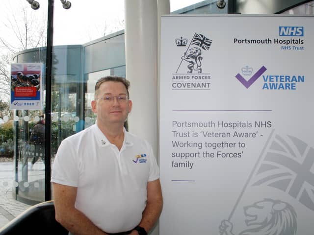Keith Malcolm, Armed Forces Covenant Lead Nurse at Queen Alexandra Hospital in Portsmouth