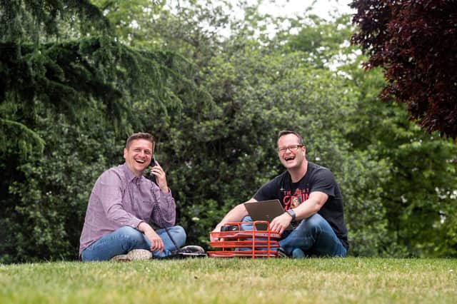 Simon Paine and Alan Donegan, co-founders of Pop-Up Business School