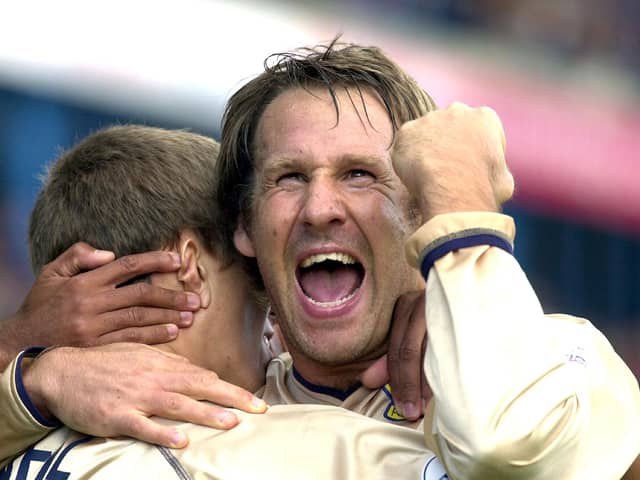 Paul Merson celebrates with Gary O'Neil after the youngster netted in a 3-1 win over Gillingham in September 2002. Picture: Steve Reid