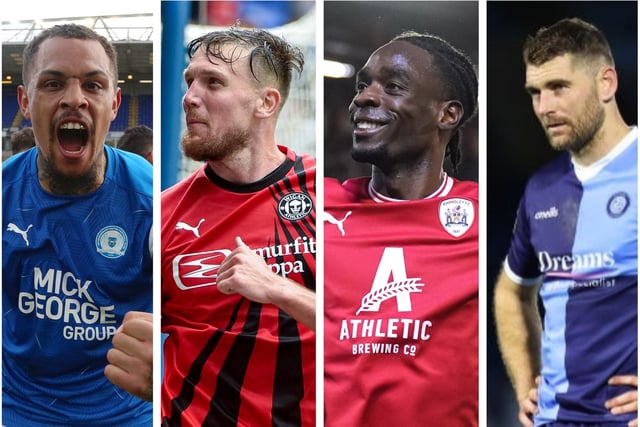 Peterborough's Jonson Clarke Harris, Wigan's Charlie Wyke, Barnsley's Devante Cole and Wycombe's Sam Vokes are all free agents next summer.