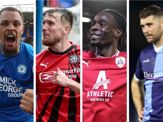Peterborough's Jonson Clarke Harris, Wigan's Charlie Wyke, Barnsley's Devante Cole and Wycombe's Sam Vokes are all free agents next summer.