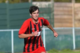 Curt Robbins was among the scorers as Fareham won 3-0 at Hampshire Premier League outfit Bush Hill. Picture: Neil Marshall