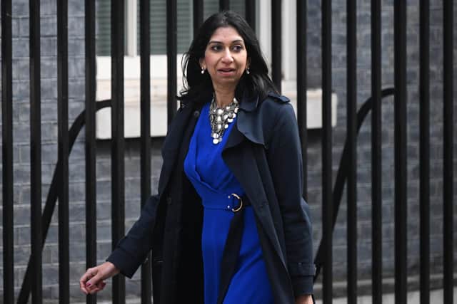 Attorney General Suella Braverman received the backlash on Twitter following her claims about the Northern Ireland protocol. Picture: Leon Neal/Getty Images.