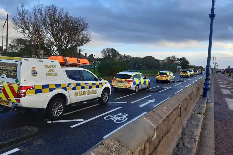 A body was found on the seafront this morning, with emergency services calleed to the scene.