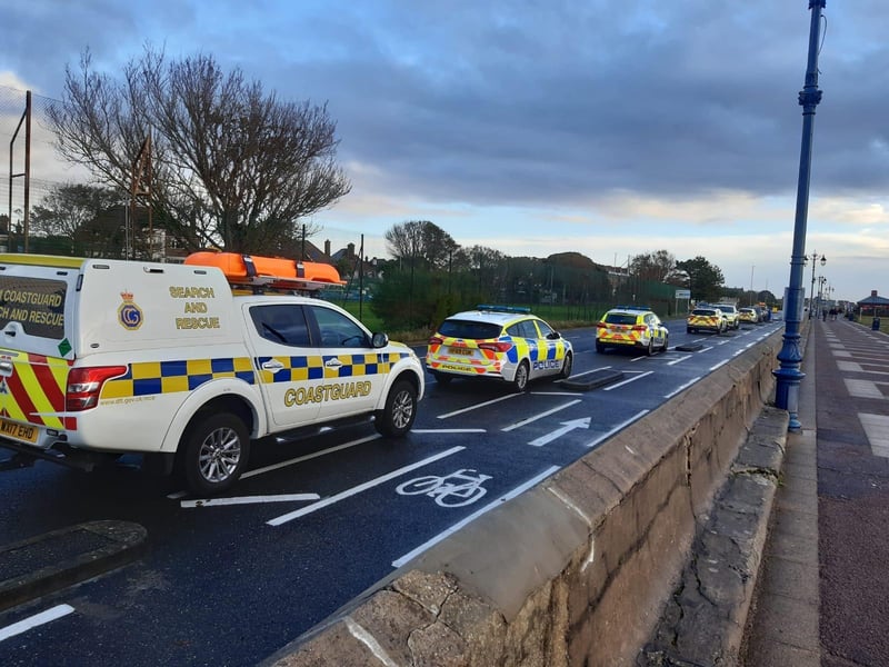 A body was found on the seafront this morning, with emergency services calleed to the scene.