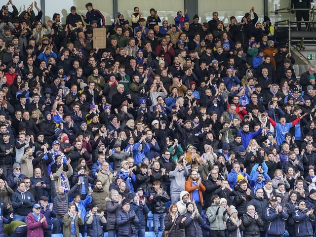 1,561 Pompey fans travelled to Posh at the end of January.