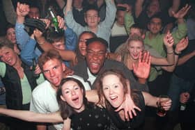 Partying the night away at Uropa in 1999