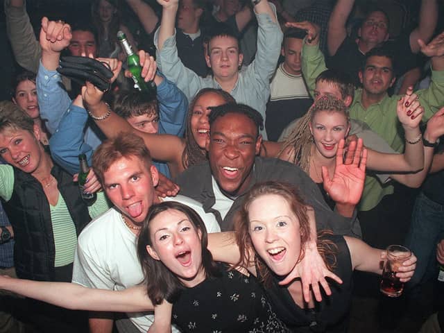 Partying the night away at Uropa in 1999