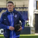 Pompey striker Colby Bishop