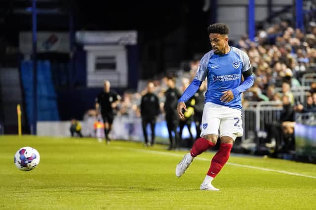 Josh Koroma took his Pompey tally to three goals after coming off the bench against Aston Villa Under-21s on Tuesday night. Picture: Jason Brown/ProSportsImages