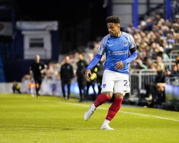 Josh Koroma took his Pompey tally to three goals after coming off the bench against Aston Villa Under-21s on Tuesday night. Picture: Jason Brown/ProSportsImages