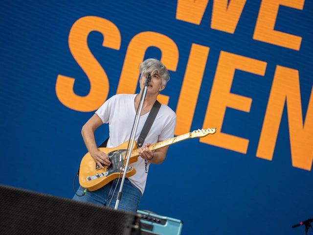 Pictured - We Are Scientists. Photos by Alex Shute.