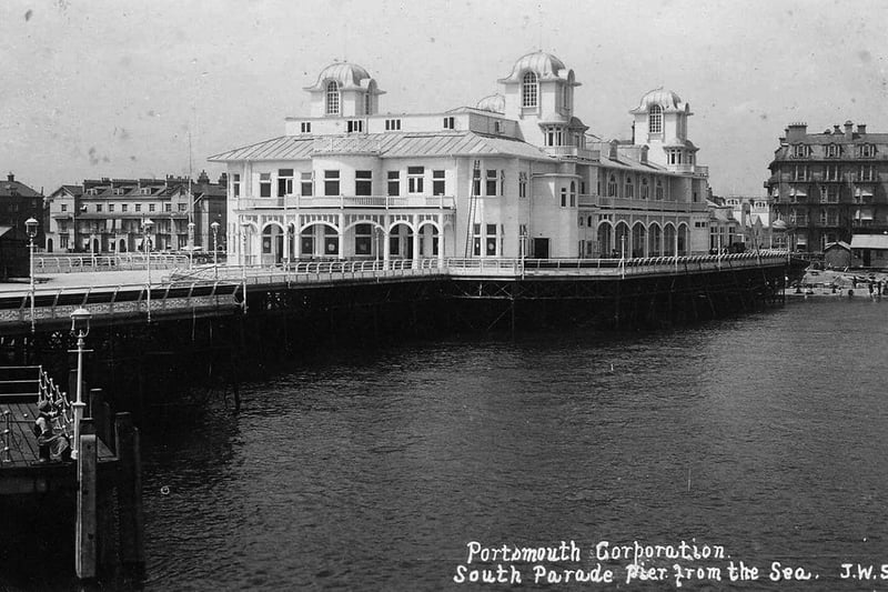 The newly rebuilt South Parade Pier 1908