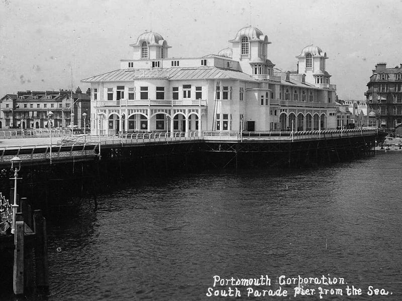 The newly rebuilt South Parade Pier 1908