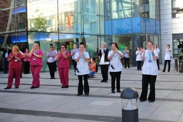 Key workers, like staff at Queen Alexandra Hospital in Cosham, make up almost a third of the workforce in Portsmouth. Picture: Sarah Standing