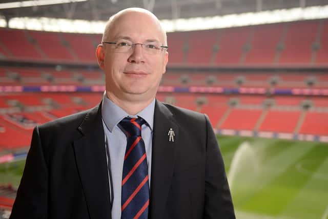 Former EFL chief executive Shaun Harvey. Picture: Andrew Matthews