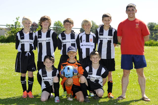 Hayling United U11s, Travaux Youth FC six-a-side tournament, May 2012. Picture: Allan Hutchings