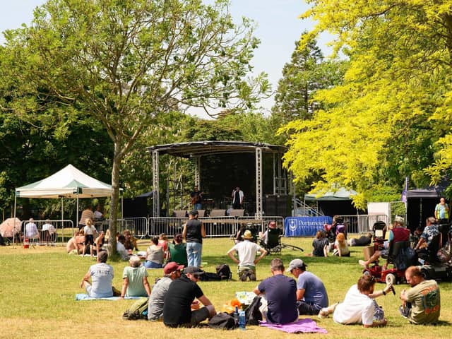 Live at the Bandstand 2023 will fill the summer with music and fun, and it is usually packed out with people looking to spend a day in the sunshine. The event has been moved indoors this Saturday due to severe weather.
Picture: Keith Woodland