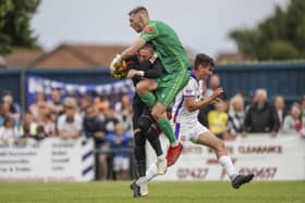 Pompey faced Gosport this afternoon at Privett Park.